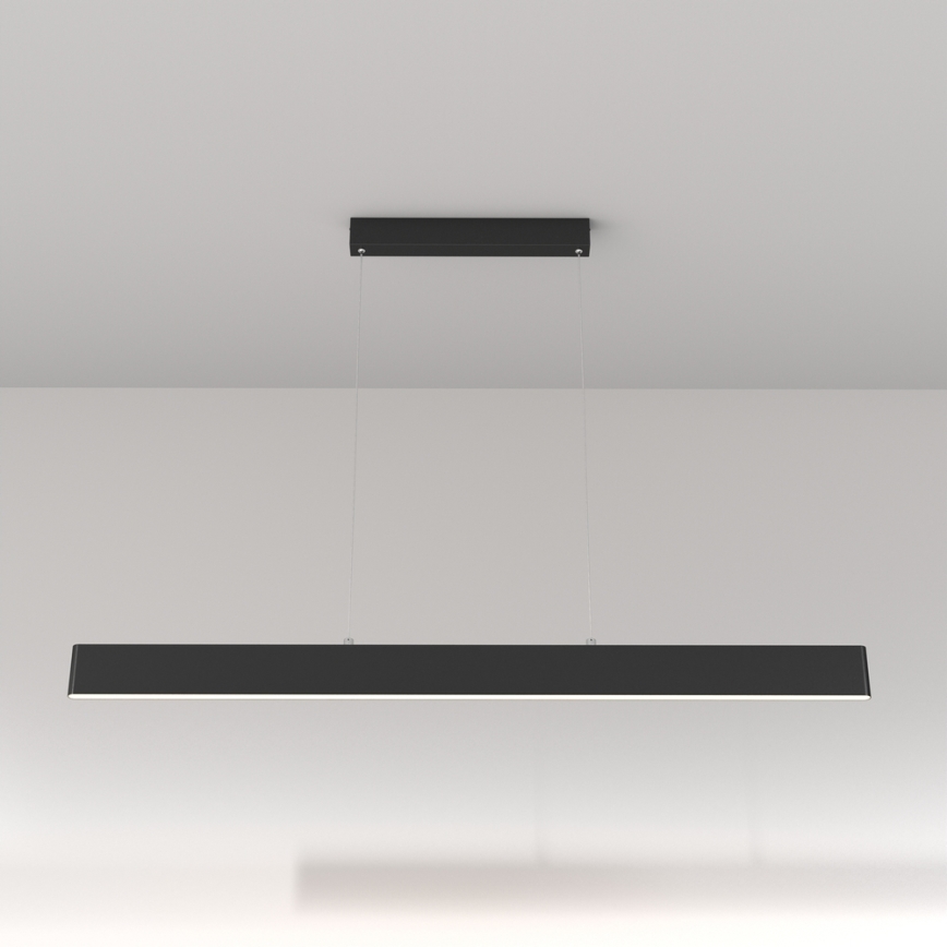 Maytoni P010PL-L30B4K - LED Lestenec na vrvici STEP LED/30W/230V 4000K 118,5 cm črna