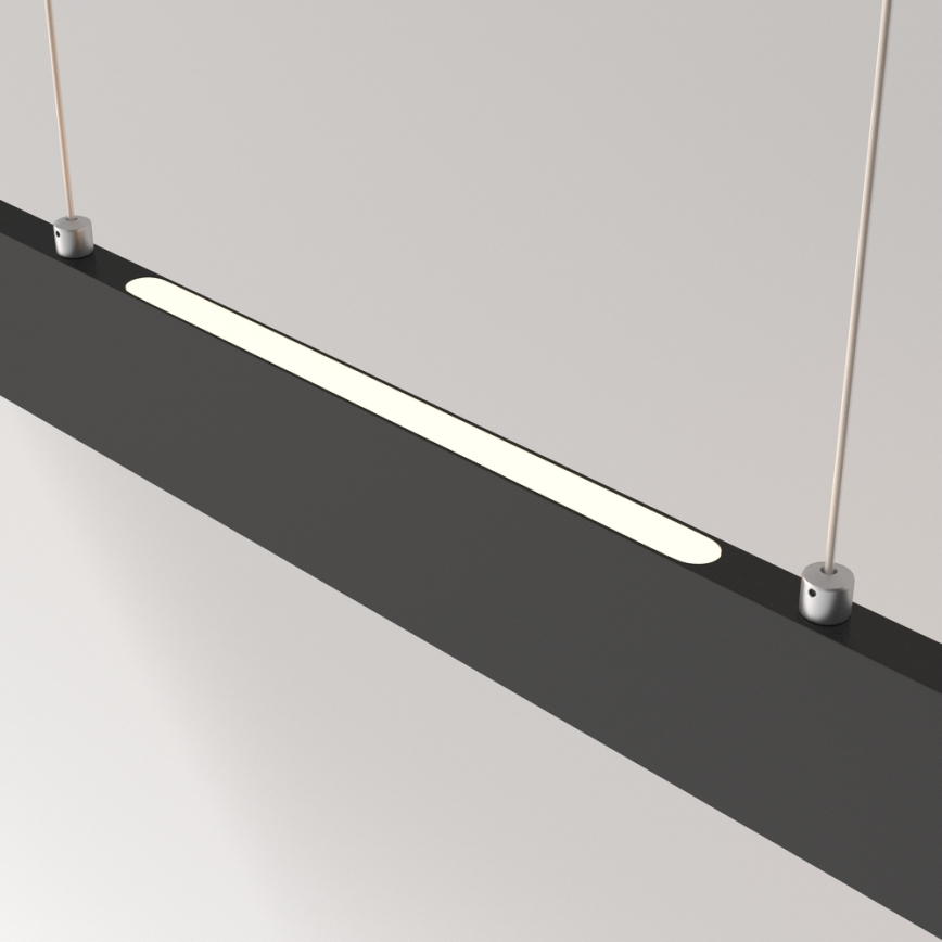 Maytoni P010PL-L30B4K - LED Lestenec na vrvici STEP LED/30W/230V 4000K 118,5 cm črna