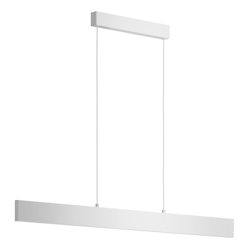 Maytoni P010PL-L30W4K - LED Lestenec na vrvici STEP LED/30W/230V 4000K 118,5 cm bela