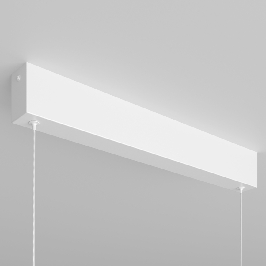Maytoni P010PL-L30W4K - LED Lestenec na vrvici STEP LED/30W/230V 4000K 118,5 cm bela