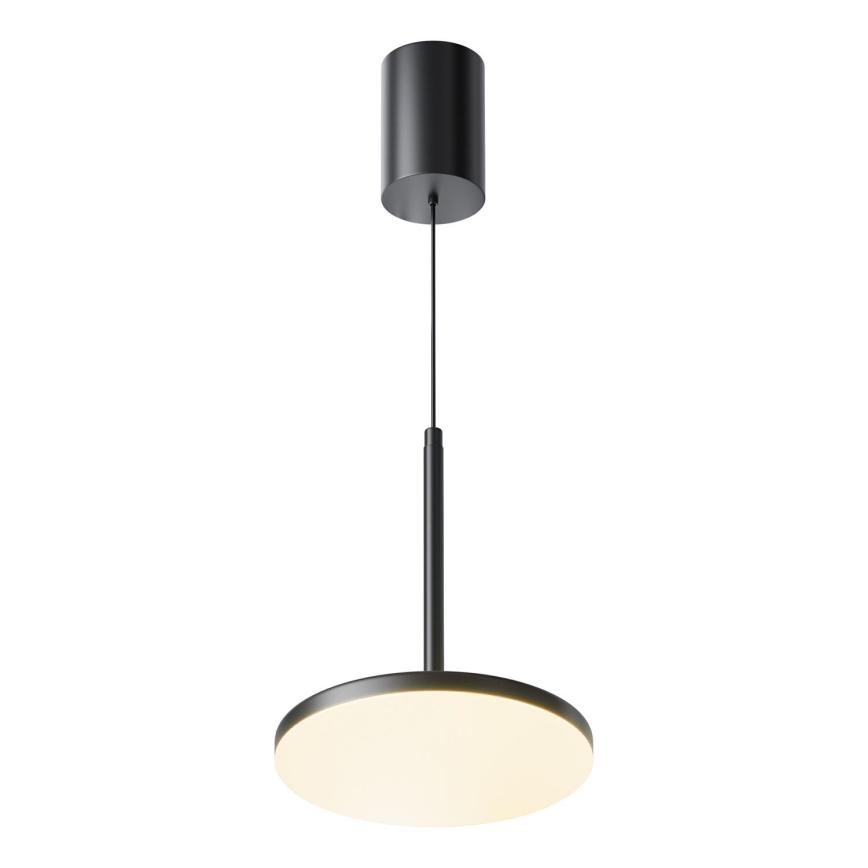 Maytoni P076PL-L12W3K-B - LED Lestenec na vrvici PLATO LED/12W/230V 3000K črna