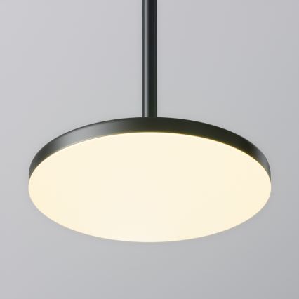 Maytoni P076PL-L12W3K-B - LED Lestenec na vrvici PLATO LED/12W/230V 3000K črna