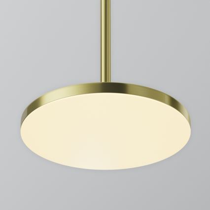 Maytoni P076PL-L12W3K-BS - LED Lestenec na vrvici PLATO LED/12W/230V 3000K zlata