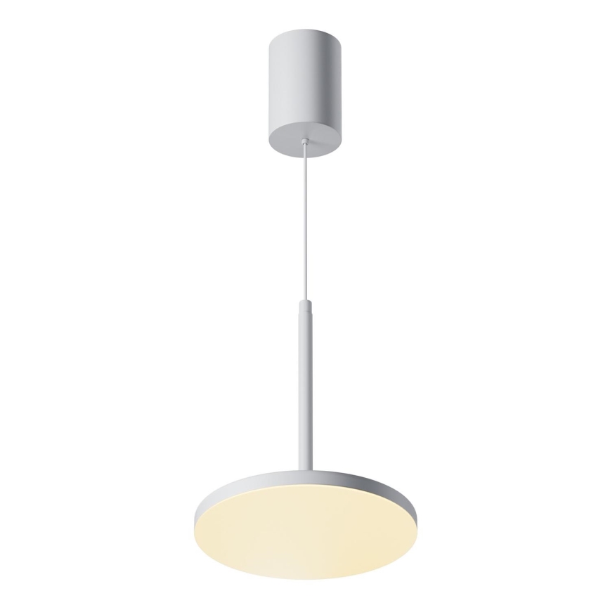 Maytoni P076PL-L12W3K-W - LED Lestenec na vrvici PLATO LED/12W/230V 3000K bela