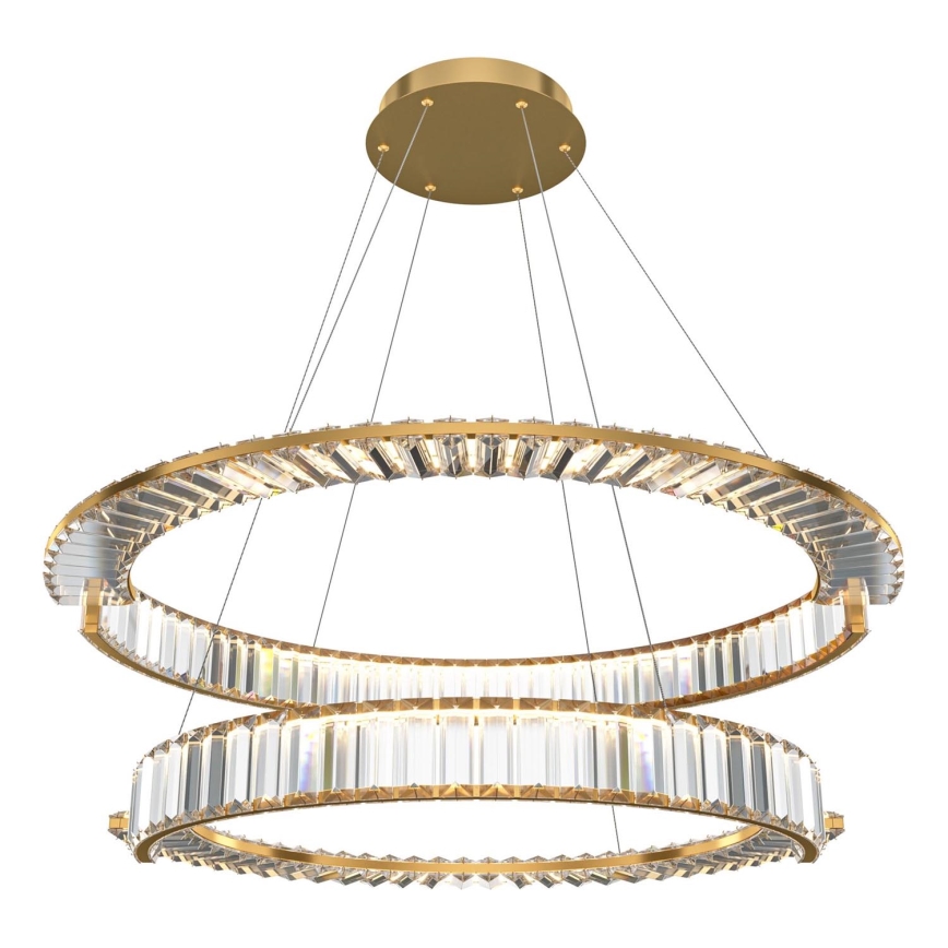Maytoni P097PL-L90G4K - LED Lestenec na vrvici KRONE LED/90W/230V CRI 90 pr. 80,5 cm zlata