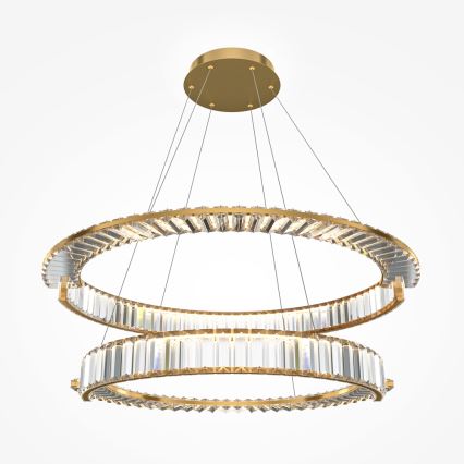 Maytoni P097PL-L90G4K - LED Lestenec na vrvici KRONE LED/90W/230V CRI 90 pr. 80,5 cm zlata