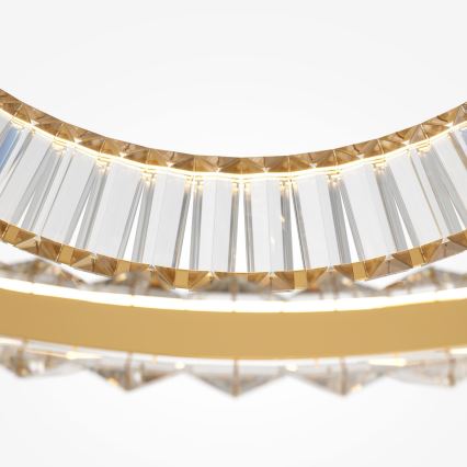 Maytoni P097PL-L90G4K - LED Lestenec na vrvici KRONE LED/90W/230V CRI 90 pr. 80,5 cm zlata