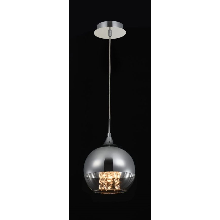 Maytoni P140-PL-110-1-N - Lestenec na vrvici FERMI 1xE27/60W/230V sijajni krom