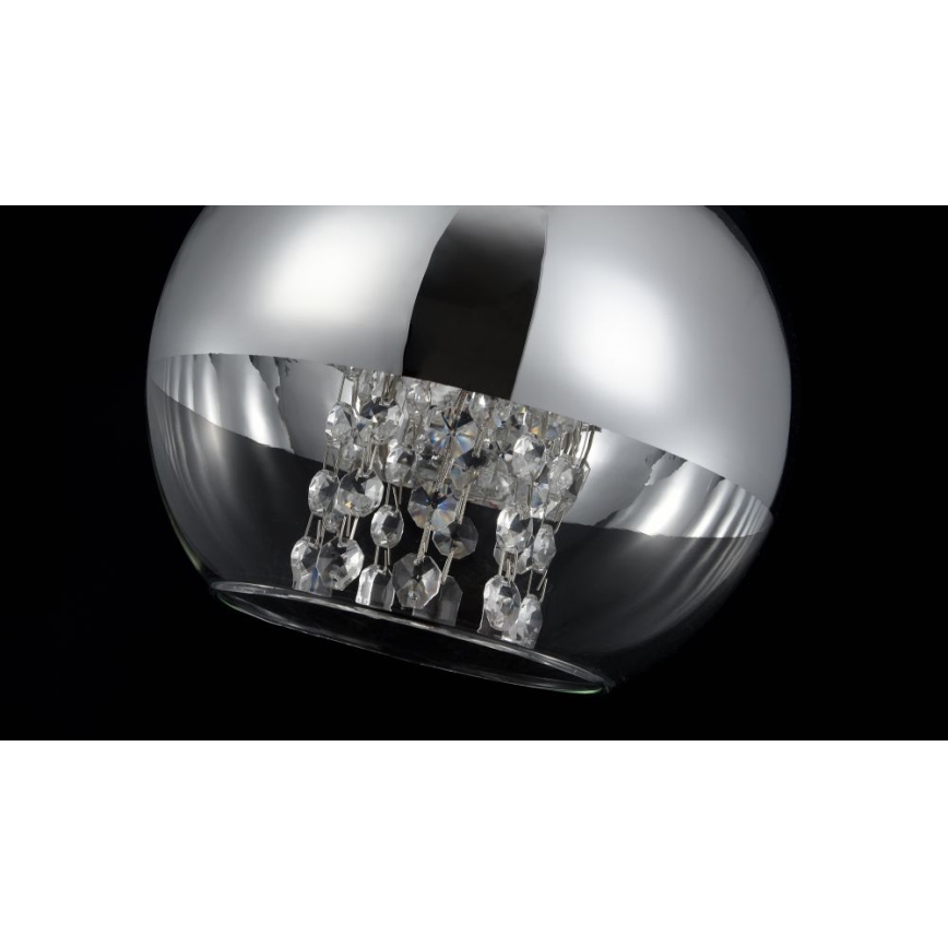 Maytoni P140-PL-110-1-N - Lestenec na vrvici FERMI 1xE27/60W/230V sijajni krom