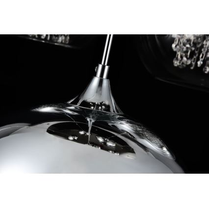 Maytoni P140-PL-170-5-N - Lestenec na vrvici FERMI 5xE27/60W/230V sijajni krom