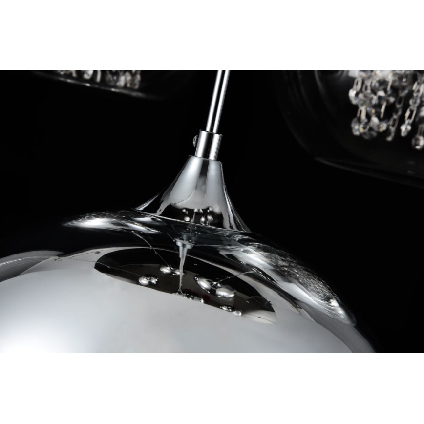 Maytoni P140-PL-170-5-N - Lestenec na vrvici FERMI 5xE27/60W/230V sijajni krom