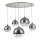 Maytoni P140-PL-170-5-N - Lestenec na vrvici FERMI 5xE27/60W/230V sijajni krom