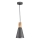 Maytoni P359-PL-140-C - Lestenec na vrvici BICONES 1xE27/60W/230V pr. 14 cm siva/bež