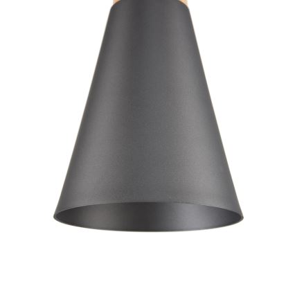 Maytoni P359-PL-140-C - Lestenec na vrvici BICONES 1xE27/60W/230V pr. 14 cm siva/bež