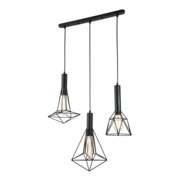 Maytoni T021-03-B - Lestenec na vrvici PAJEK 3xE27/60W/230V