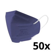 Media Sanex Zaščitna maska - otroška velikost FFP2 NR temno modra 50 kom.