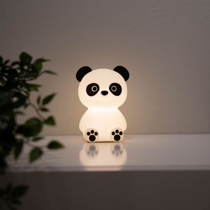MegaLight - LED RGB Zatemnitvena otroška svetilka na dotik PADDY PANDA LED/5V