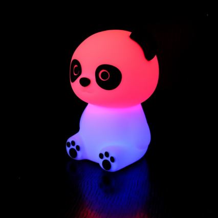 MegaLight - LED RGB Zatemnitvena otroška svetilka na dotik PADDY PANDA LED/5V