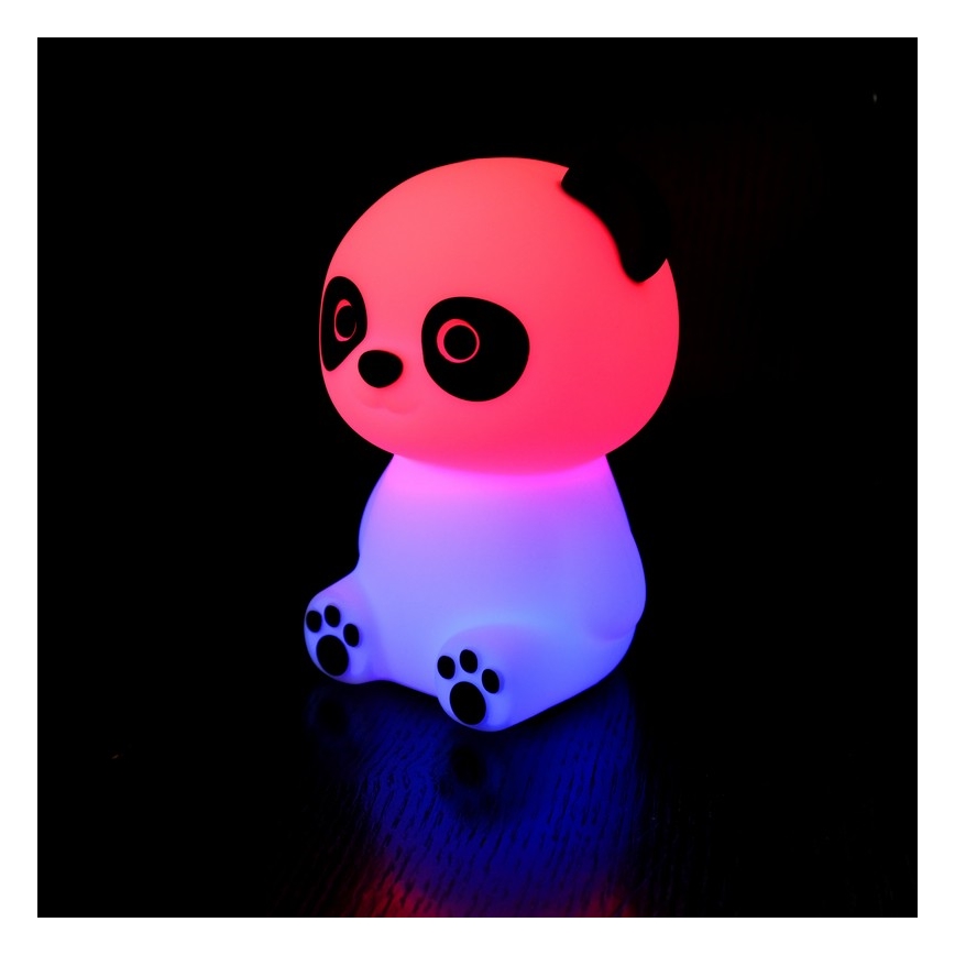 MegaLight - LED RGB Zatemnitvena otroška svetilka na dotik PADDY PANDA LED/5V