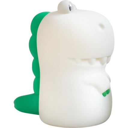 MegaLight - LED RGB Zatemnitvena polnilna otroška svetilka na dotik DIGGY DINO LED/5V