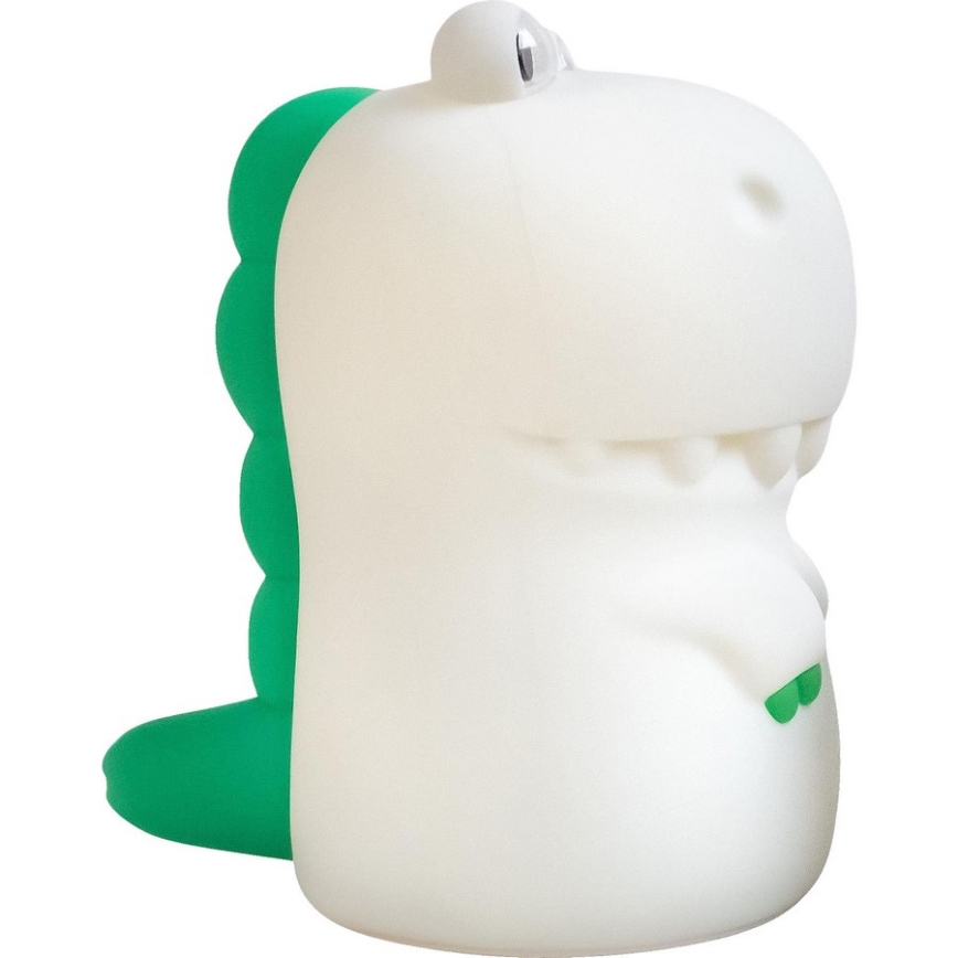 MegaLight - LED RGB Zatemnitvena polnilna otroška svetilka na dotik DIGGY DINO LED/5V