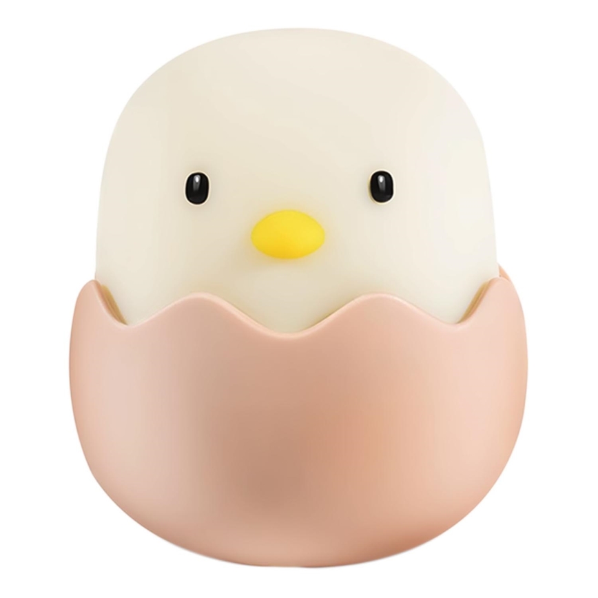 MegaLight - LED RGB Zatemnitvena polnilna otroška svetilka na dotik EGGY EGG LED/5V