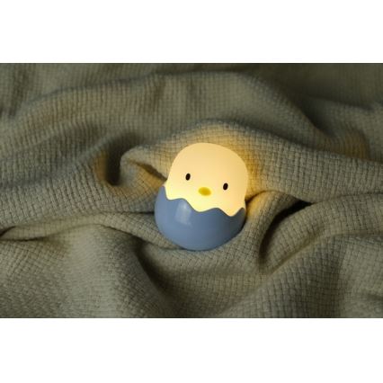 MegaLight - LED RGB Zatemnitvena polnilna otroška svetilka na dotik EGGY EGG LED/5V