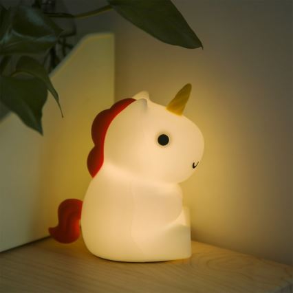 MegaLight -LED RGB Zatemnitvena polnilna otroška svetilka na dotik MAGGY MAGIC LED/5V
