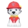 MegaLight - LED Zatemnitvena polnilna otroška svetilka PAW PATROL MARSHALL LED/5V