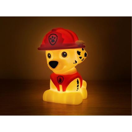 MegaLight - LED Zatemnitvena polnilna otroška svetilka PAW PATROL MARSHALL LED/5V