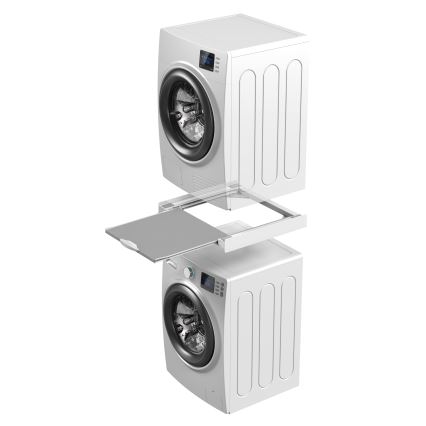 Meliconi 656114 - Nastavek za zlaganje pralnega in sušilnega stroja 70 cm, bel