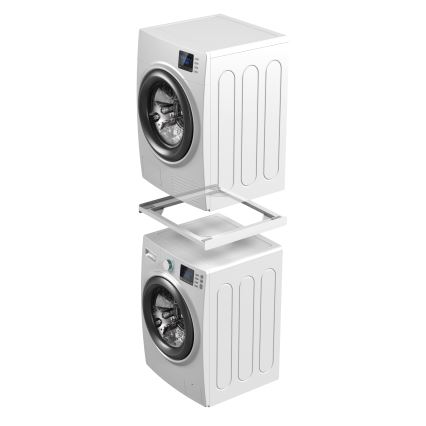 Meliconi 656115 - Komplet za zlaganje pralnega in sušilnega stroja, 70 cm, bel