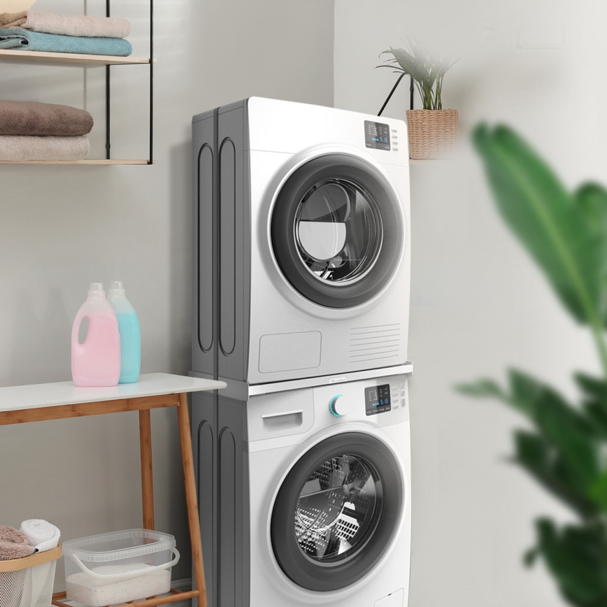 Meliconi 656116 - Vmesni adapter za zlaganje pralnega in sušilnega stroja, 46 cm, bela