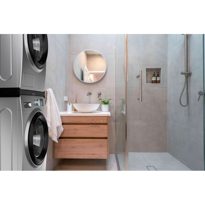 Meliconi 656138 - Nastavek za postavitev sušilca na pralni stroj, 70 cm, črne barve