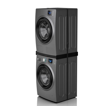 Meliconi 656138 - Nastavek za postavitev sušilca na pralni stroj, 70 cm, črne barve