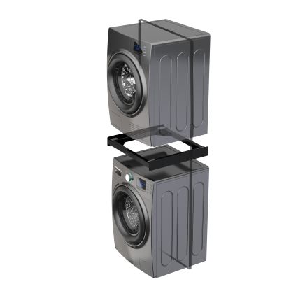 Meliconi 656138 - Nastavek za postavitev sušilca na pralni stroj, 70 cm, črne barve