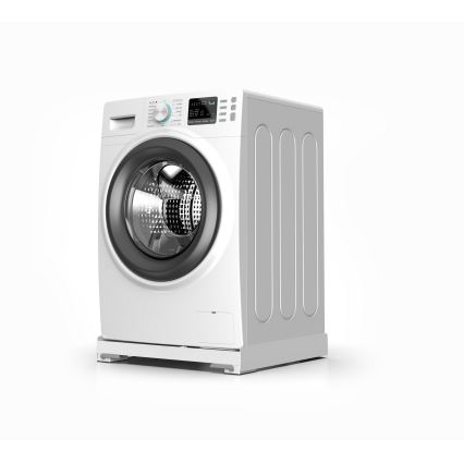 Meliconi 656146 - Podloga proti vibracijam za pralni stroj z izvlečnimi kolesci, 61 cm, bela