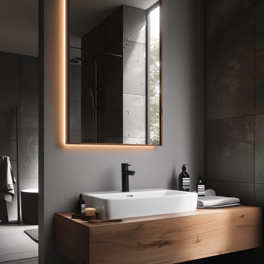 Mešalna armatura za umivalnik RINGSTED, 17,8 cm, mat črna