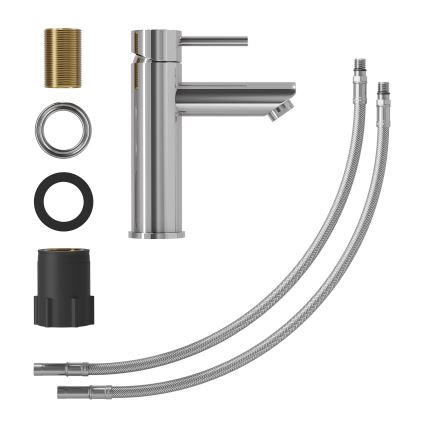 Mešalna baterija za umivalnik RINGSTED 17,8 cm, sijajni krom