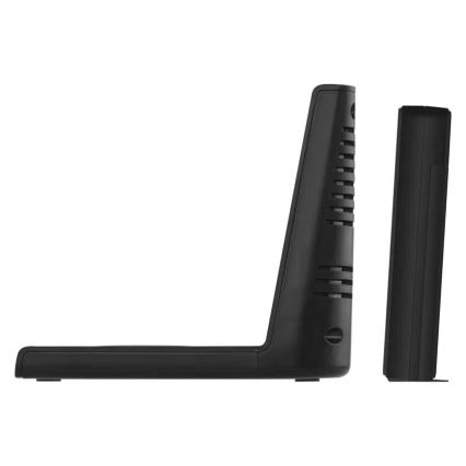 Meteorološka postaja z brezžičnim polnjenjem 5V 2xAA + 2xAAA črna