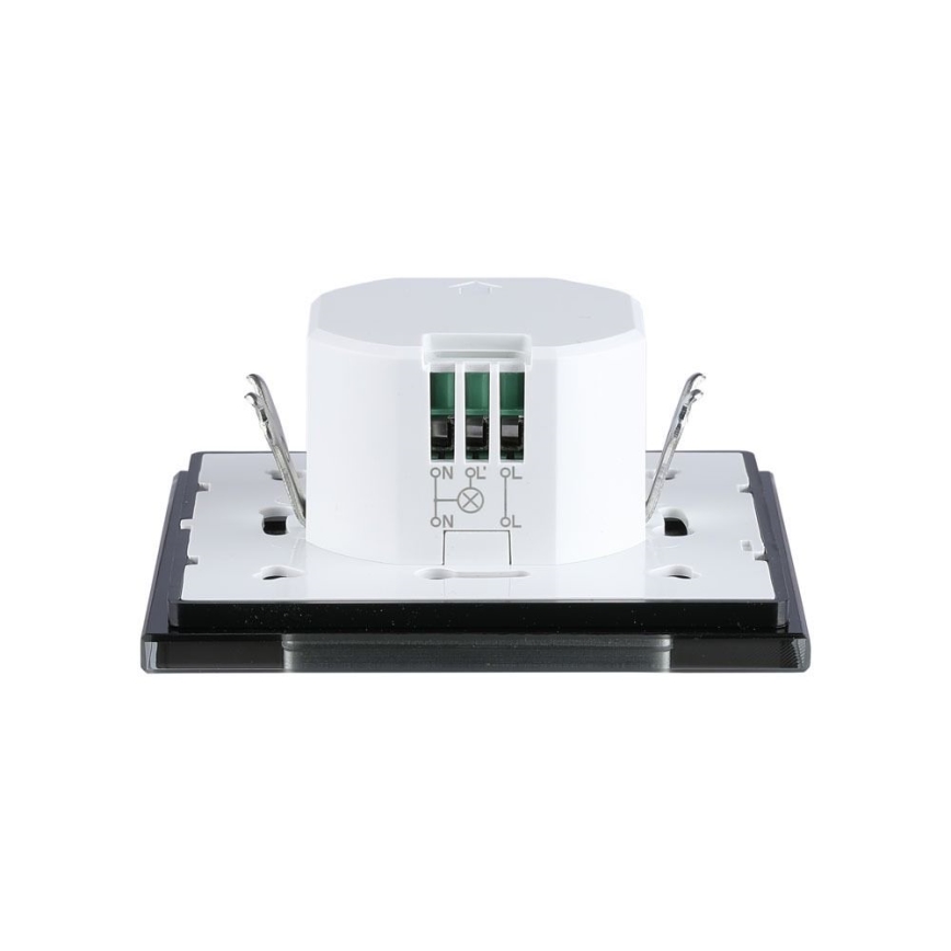 Mikrovalovni senzor gibanja 180° 300W/230V črna