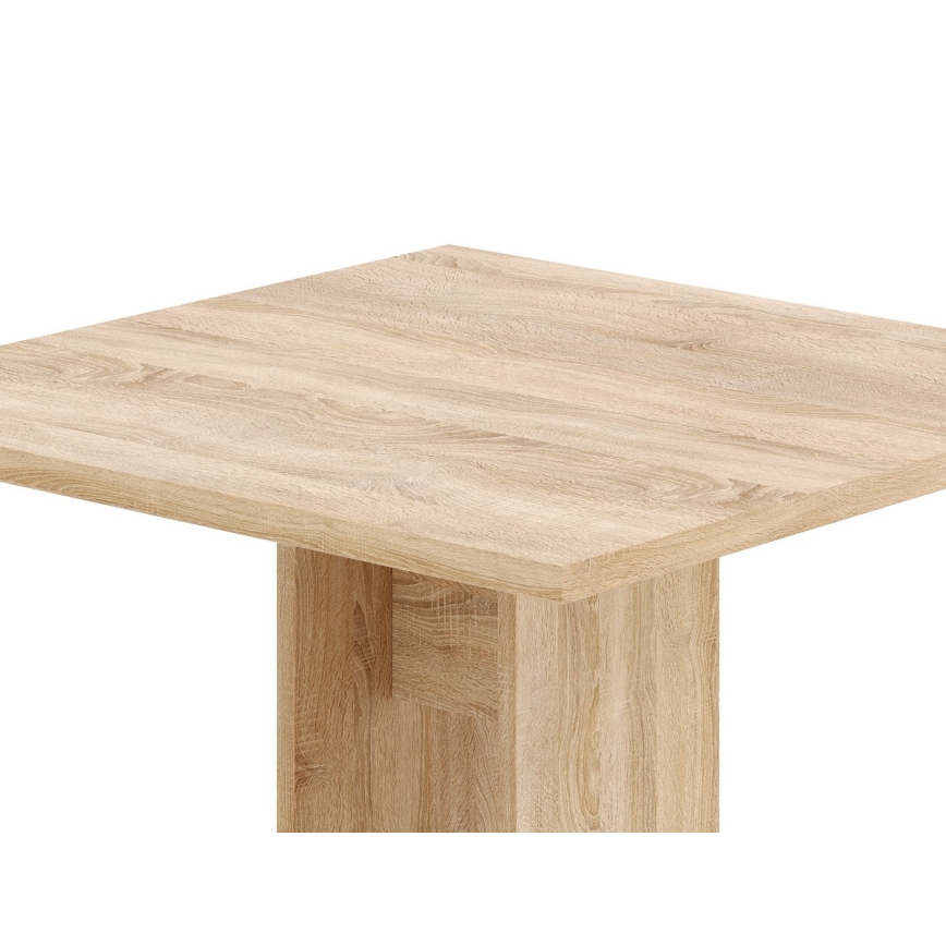 Miza STRAPO 68x68 cm hrast sonoma