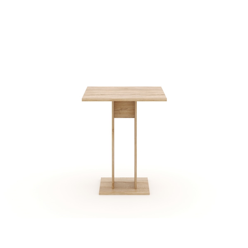 Miza STRAPO, hrast Sonoma