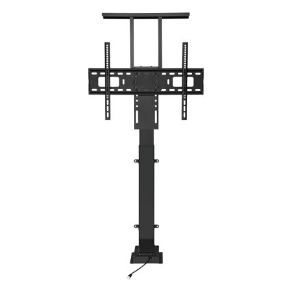 MK FLORIA MKF-19DM648 - Stojni nosilec za TV 37-65 črna SCHUKO + daljinski upravljalnik