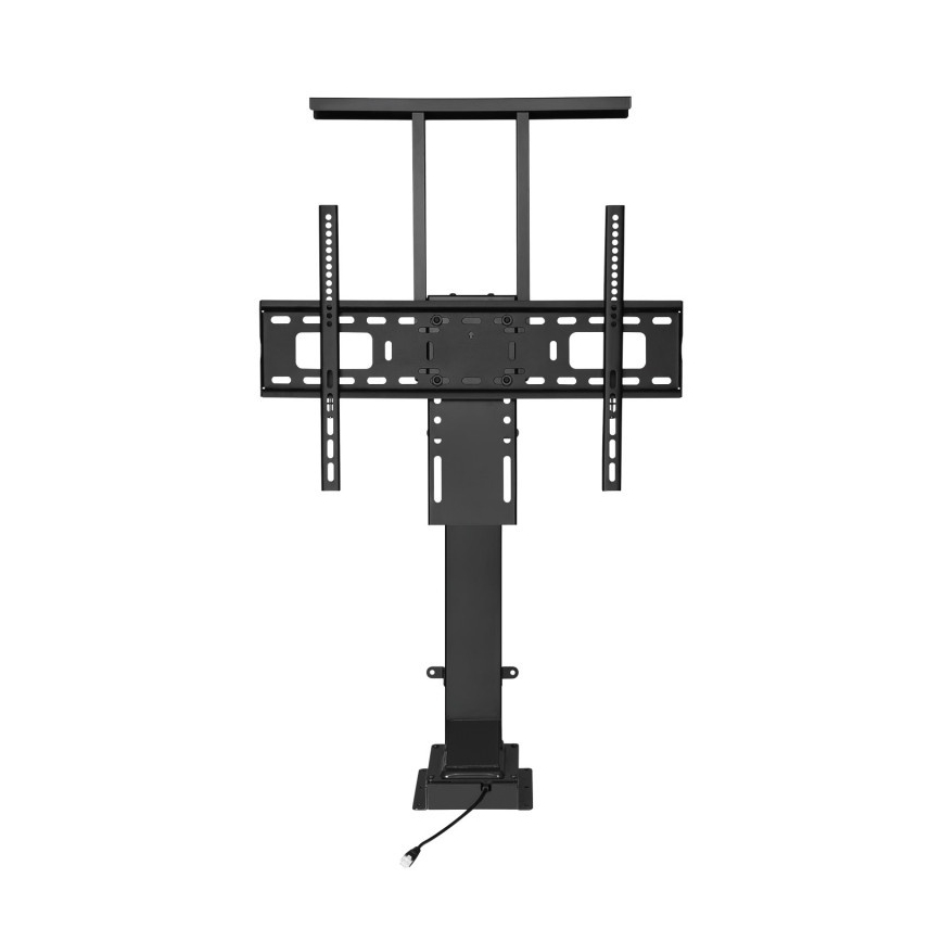 MK FLORIA MKF-19DM648 - Stojni nosilec za TV 37-65 črna SCHUKO + daljinski upravljalnik