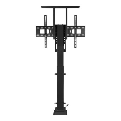 MK FLORIA MKF-19DM648 - Stojni nosilec za TV 37-65 črna SCHUKO + daljinski upravljalnik
