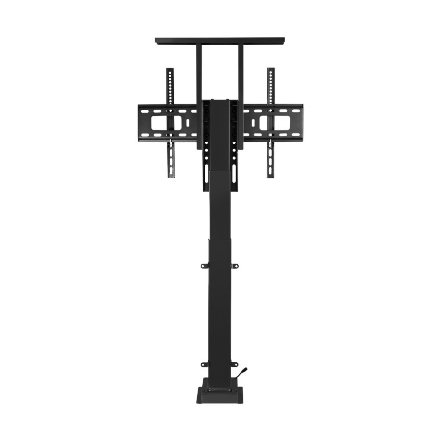 MK FLORIA MKF-19DM648 - Stojni nosilec za TV 37-65 črna SCHUKO + daljinski upravljalnik