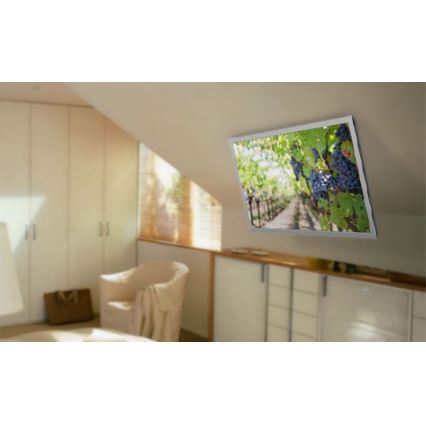 MK FLORIA MKF-20DM444 - Pametni stropna držalo za TV 55" črna Wi-Fi TUYA + Daljinski upravljalnik