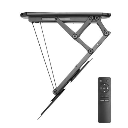 MK FLORIA MKF-20DM444 - Pametni stropna držalo za TV 55" črna Wi-Fi TUYA + Daljinski upravljalnik