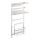 MK FLORIA MKF-21MG02W - Magnetni organizator 67,5x31 cm bela